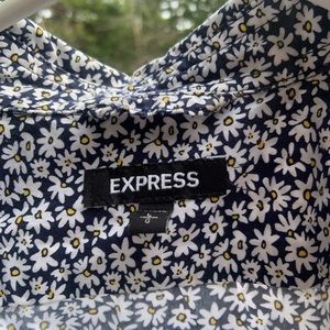 Men’s express flower button shirt